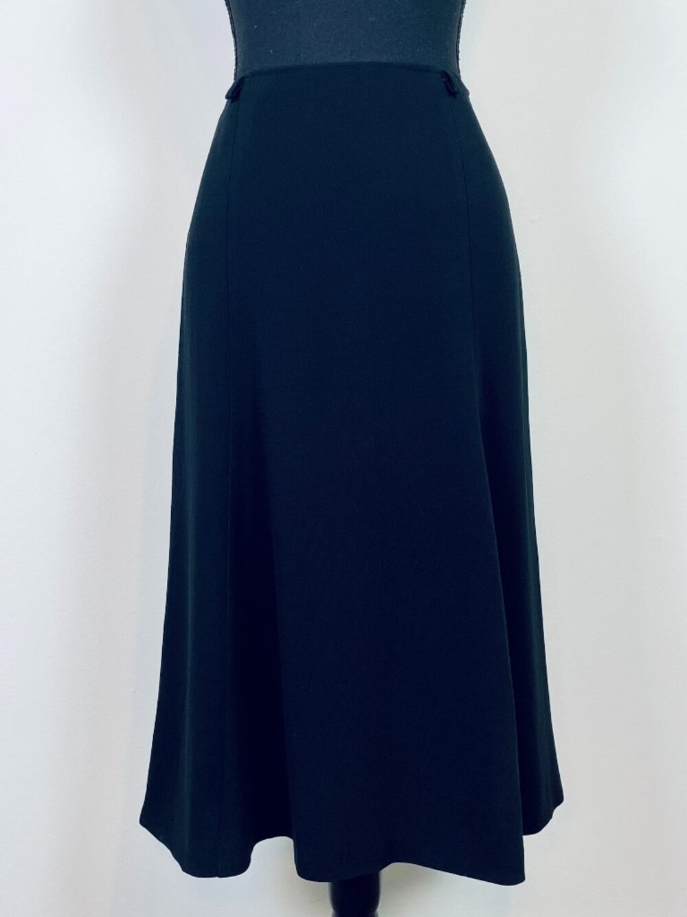 MAX MARA Made in Italy black long skirt, size 38